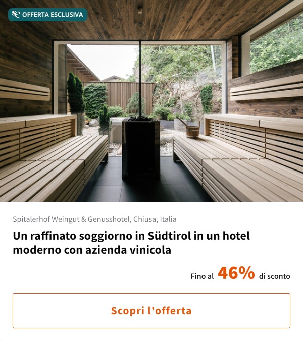 Un raffinato soggiorno in Südtirol in un hotel moderno con azienda vinicola