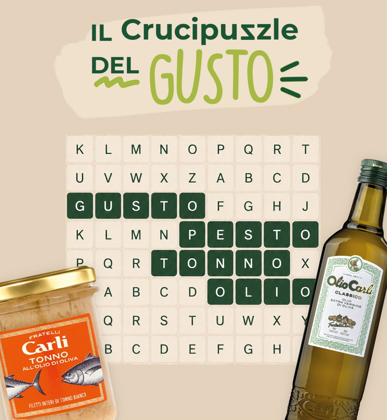 Il Crucipuzzle del Gusto