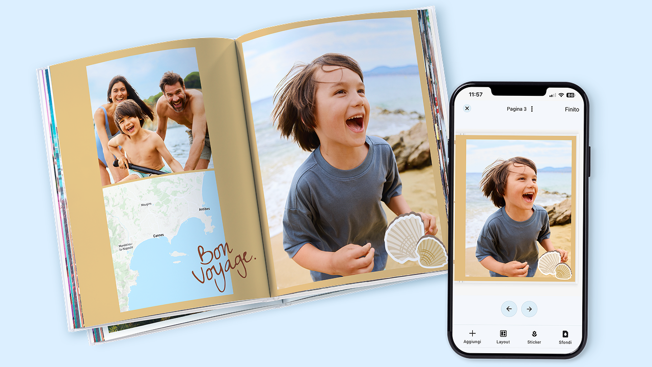 Fotolibro Pixum con mappe