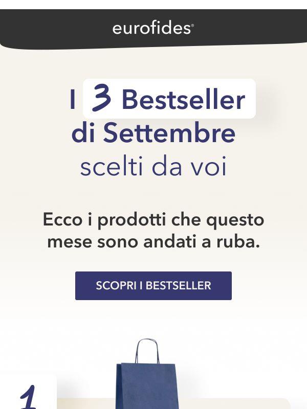 I bestseller di settembre sono questi 🛍️