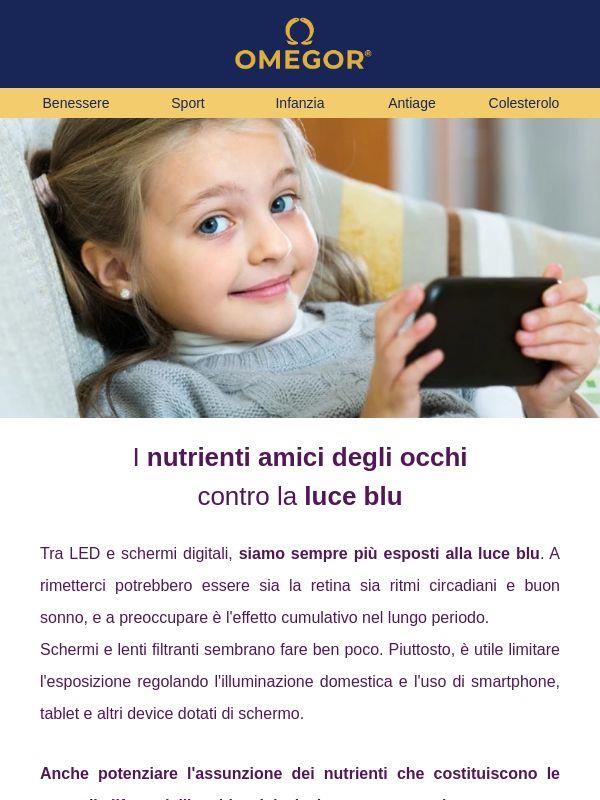I nutrienti amici degli occhi contro la luce blu
