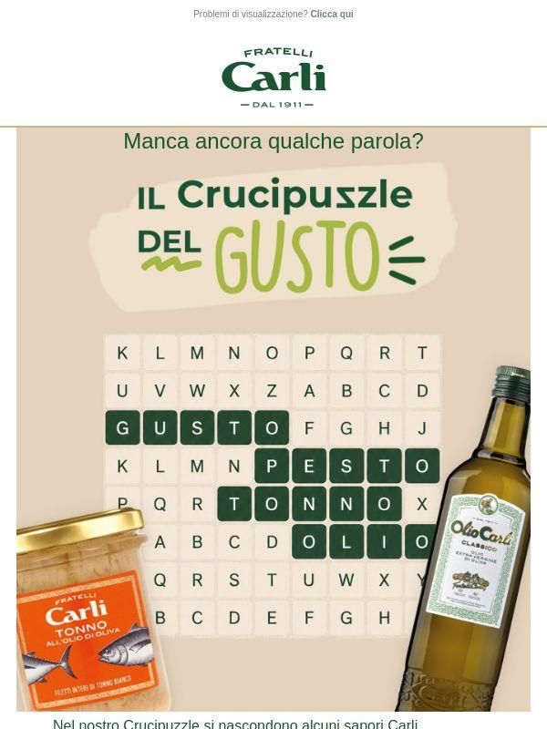 Risolvi il Crucipuzzle del Gusto