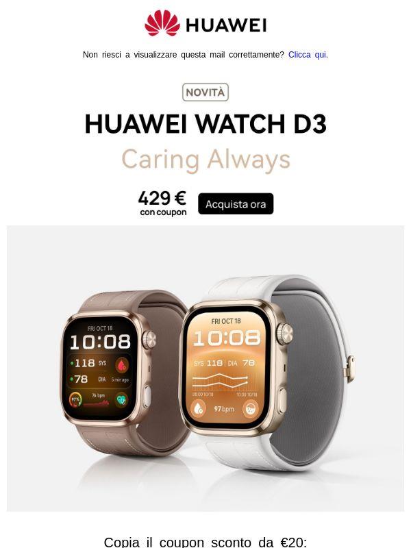 ⌚️WATCH D3 è qui. Un coupon e un regalo per te