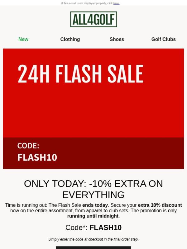 LAST Chance: -10% EXTRA on everything