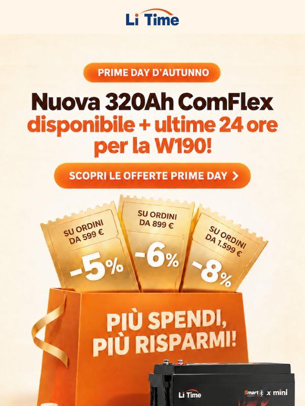 🚨 La nuova 320Ah è arrivata… e la tua preferita sta per tornare a prezzo pieno!