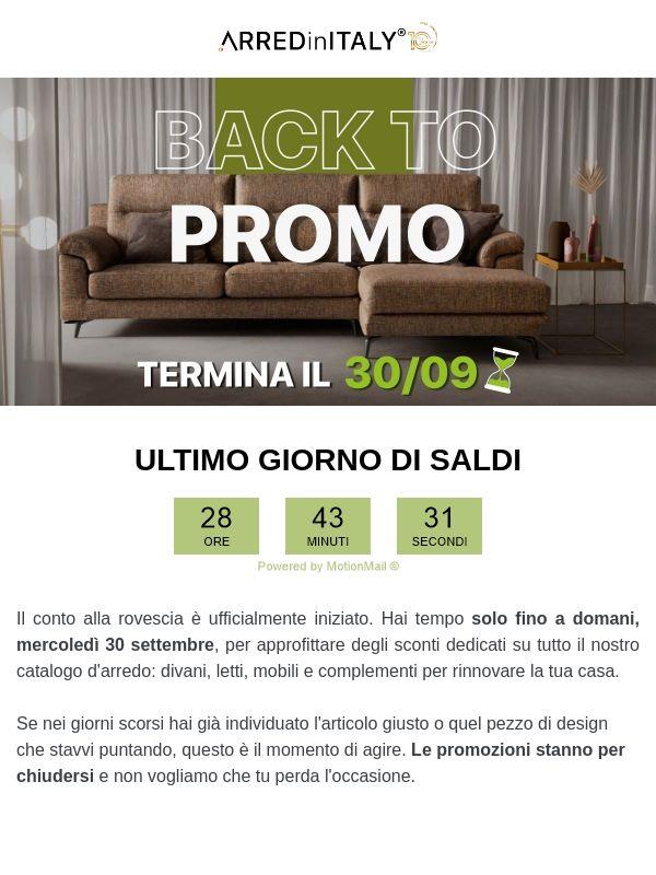 ULTIMO GIORNO PER RISPARMIARE: i saldi terminano il 30 Settembre