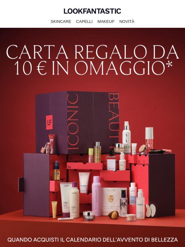 Carta regalo da 10 € in omaggio!