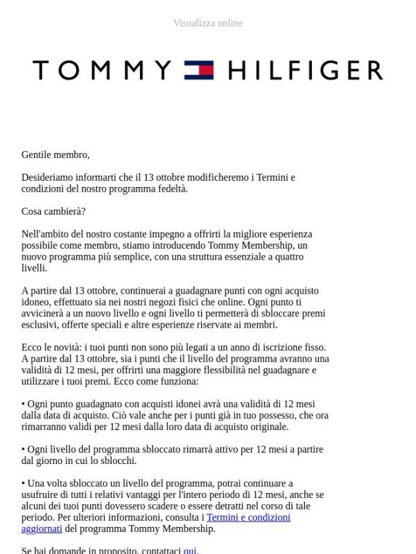 Novità importanti sui termini del programma fedeltà.