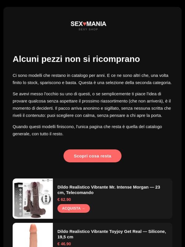 Quasi esauriti, per sempre