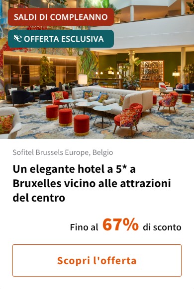 Un elegante hotel a 5* a Bruxelles vicino alle attrazioni del centro