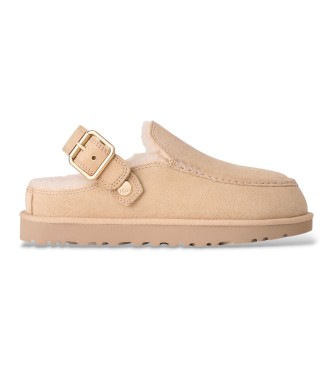 Zoccoli in Pelle Goldenstar Evelina Clog beige