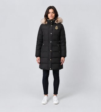 Cappotto trapuntato nero