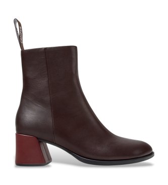 Stivaletti Ultrasoft in pelle bordeaux