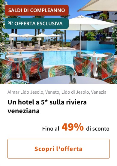 Un hotel a 5* sulla riviera veneziana