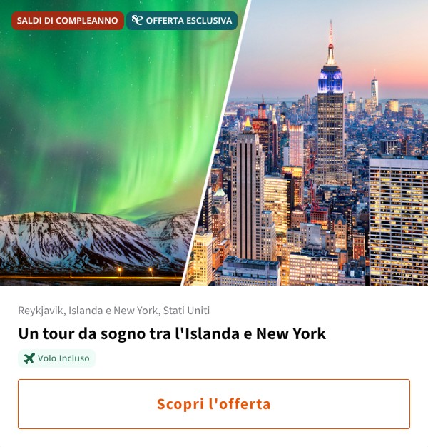 Un tour da sogno tra l'Islanda e New York
