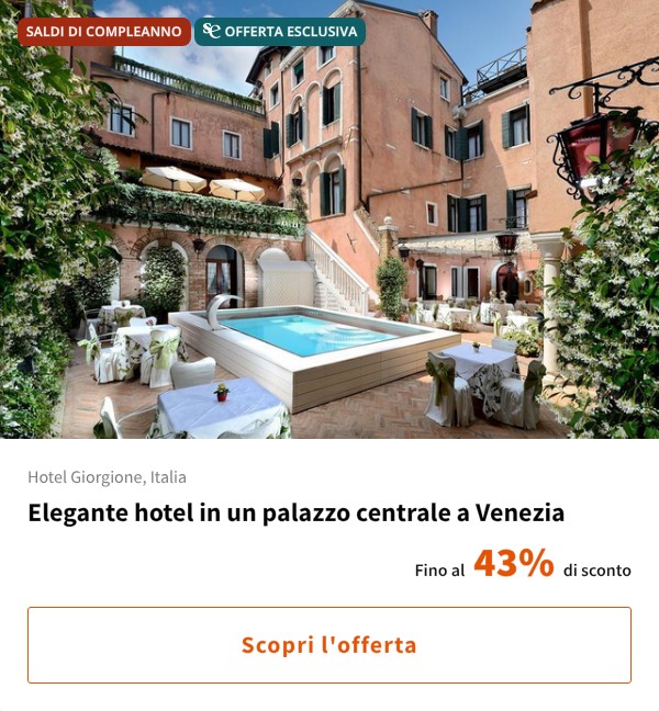 Elegante hotel in un palazzo centrale a Venezia