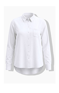 Blusa camicia, A-line, colletto camicia, maniche lunghe – scopri ora