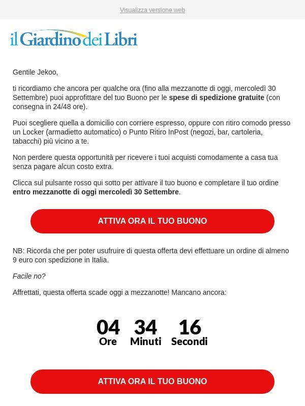 😱 ULTIME ORE per avere la Consegna Gratis Veloce