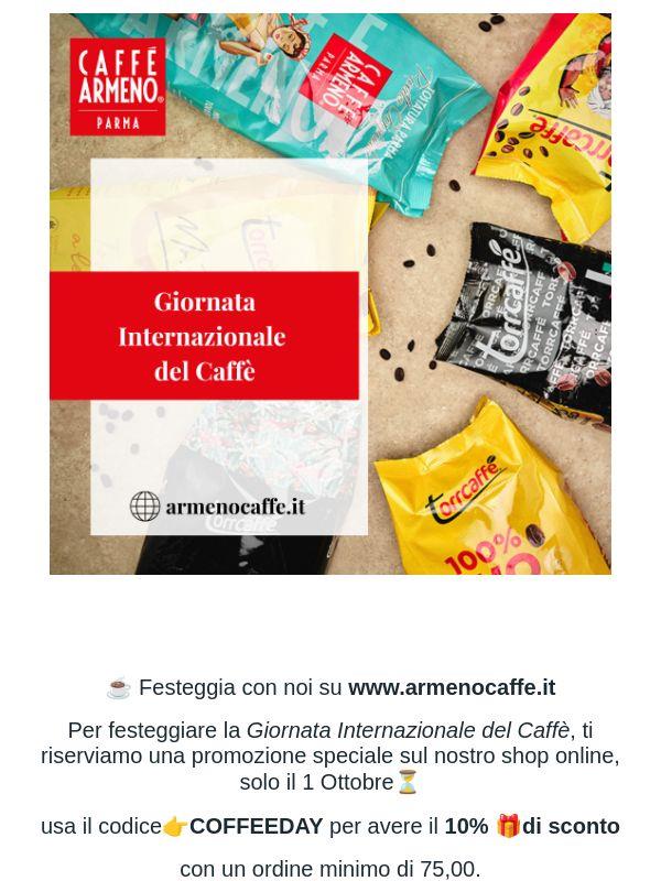 10% di sconto con il codice COFFEEDAY