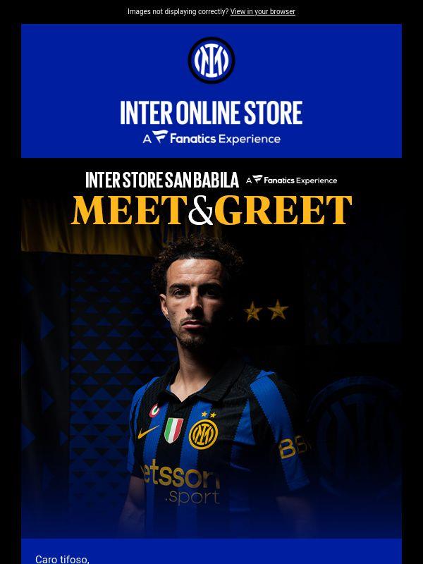 Curtis Jones ti aspetta all’Inter Store San Babila! 🖤💙