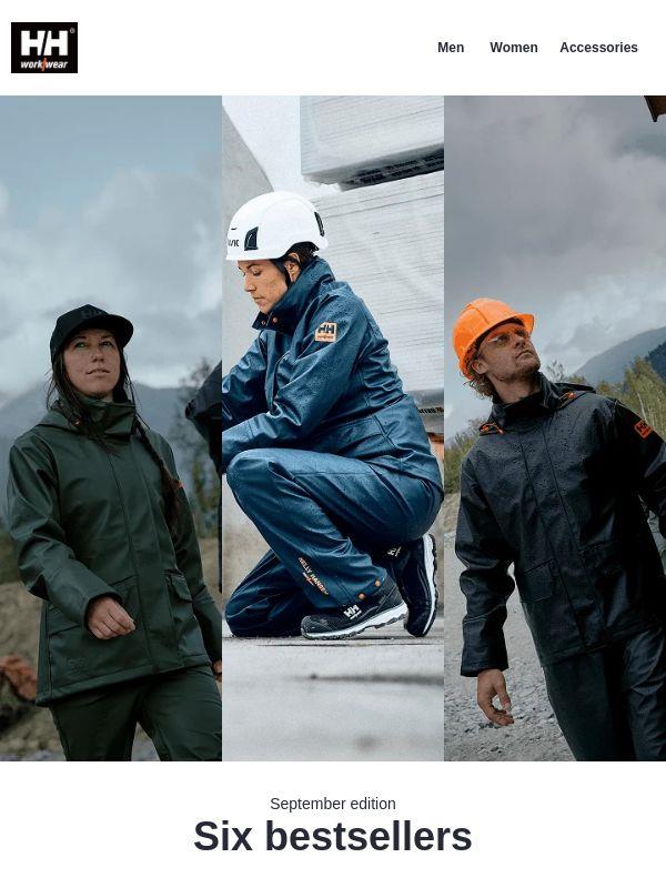 Six bestsellers, boots to rain jackets