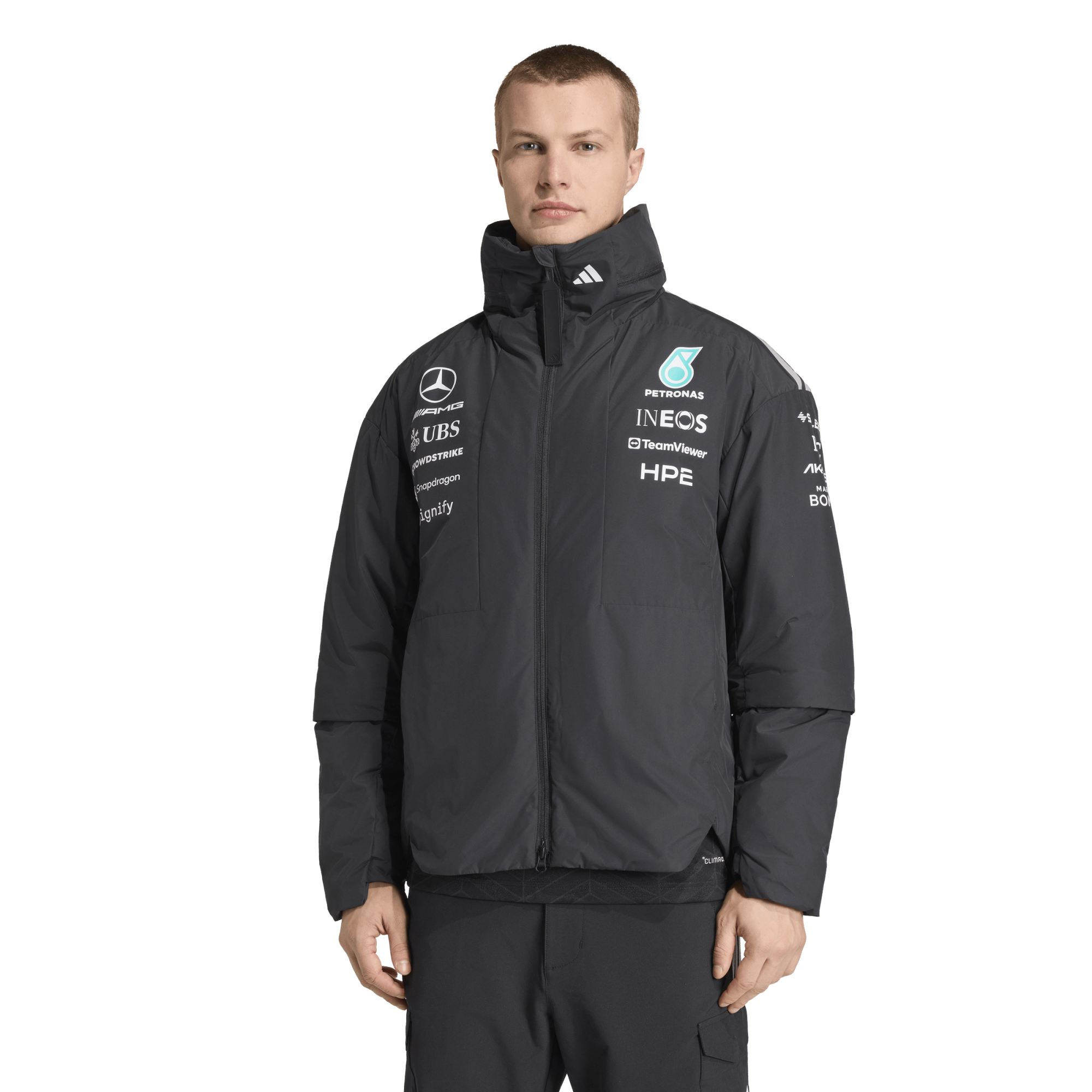 Giacca Mercedes AMG Petronas adidas F1 2026 Team - Nera