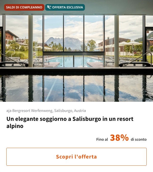 Un elegante soggiorno a Salisburgo in un resort alpino