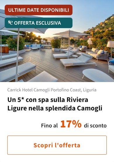 Un 5* con spa sulla Riviera Ligure nella splendida Camogli