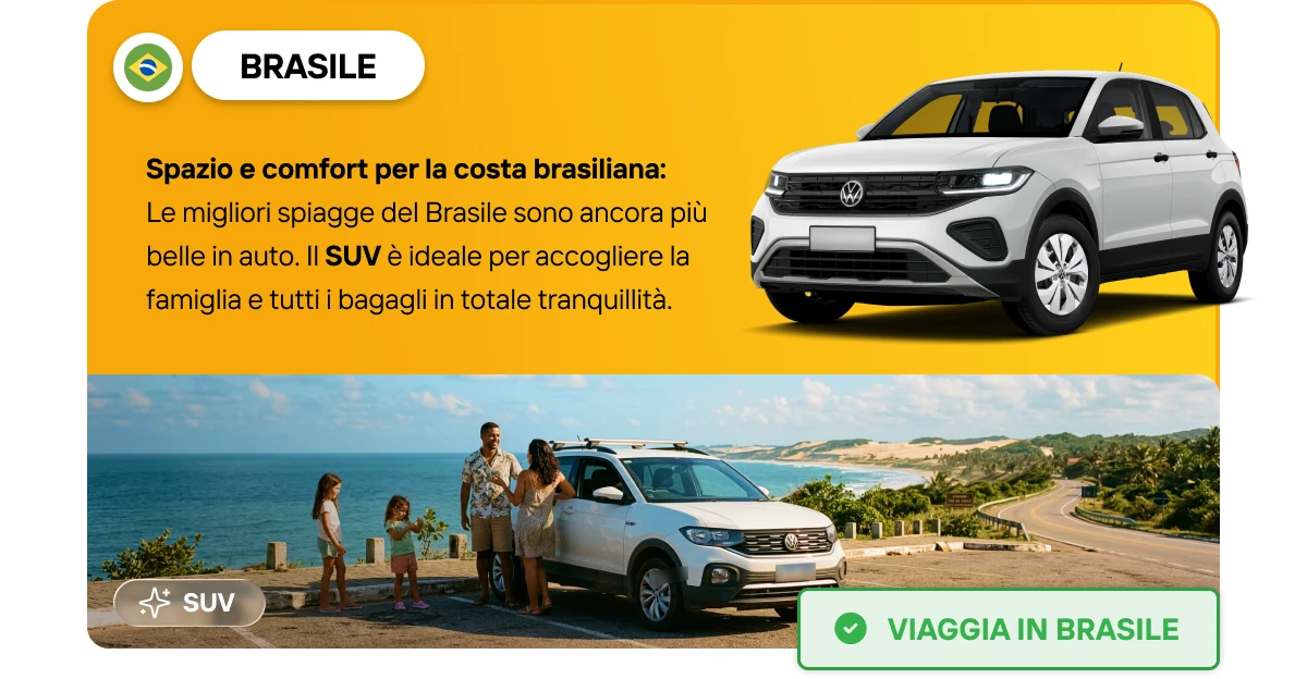 Destinazione: Brasile. Categoria: SUV.