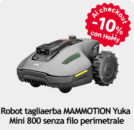 Robot tagliaerba MAMMOTION Yuka Mini 800 senza filo perimetrale
