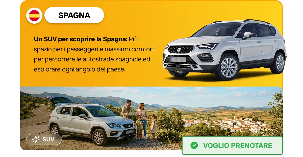 Destinazione: Spagna. Categoria: SUV.