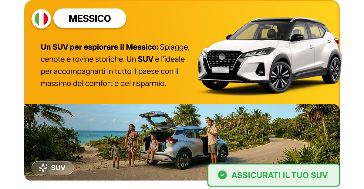 Destinazione: Messico. Categoria: SUV.