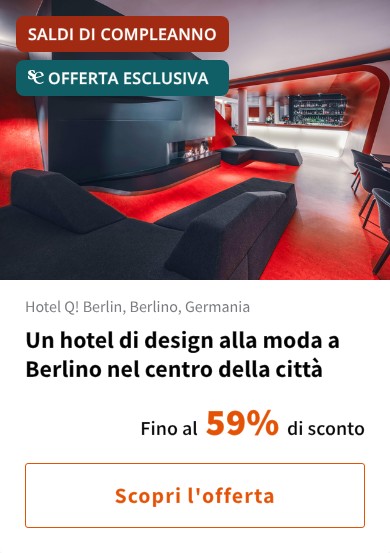 Un hotel di design alla moda a Berlino nel centro della città