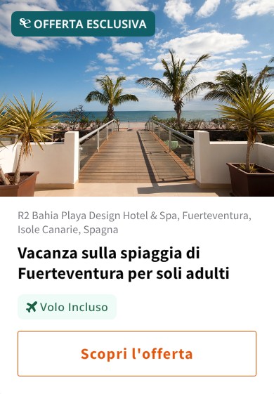 Vacanza sulla spiaggia di Fuerteventura per soli adulti