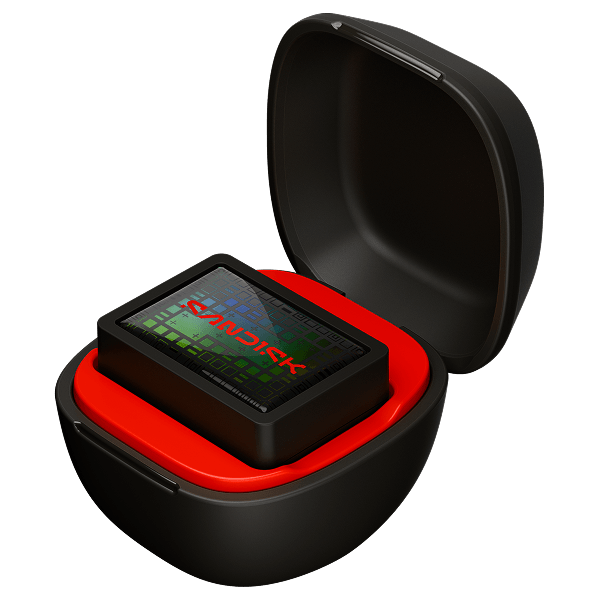 SANDISK&reg; Extreme Fit&trade; with Case Drive