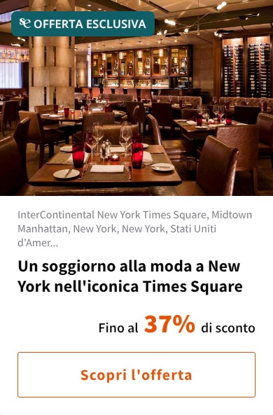 Un soggiorno alla moda a New York nell'iconica Times Square
