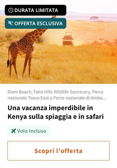 Una vacanza imperdibile in Kenya sulla spiaggia e in safari