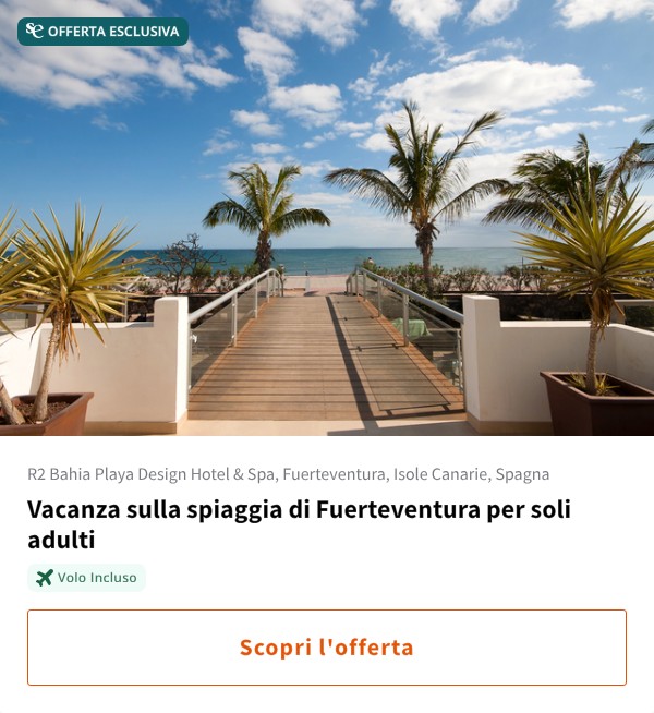 Vacanza sulla spiaggia di Fuerteventura per soli adulti