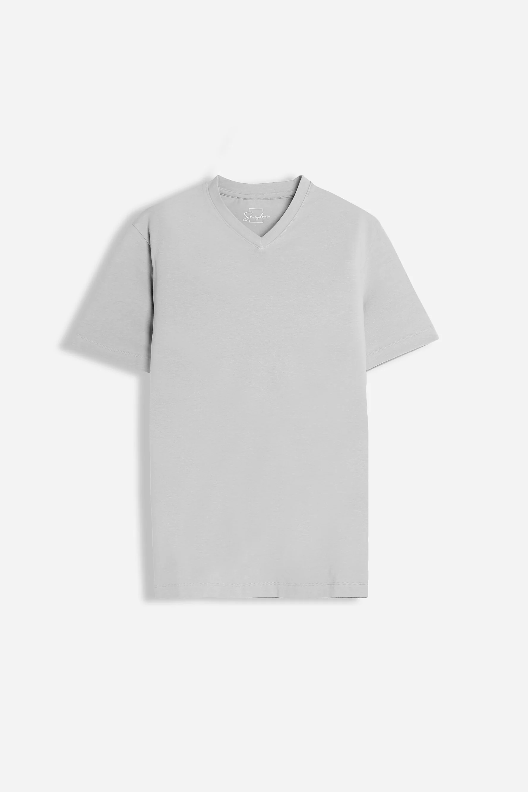 Image of T-SHIRT SCOLLO A V BASIC