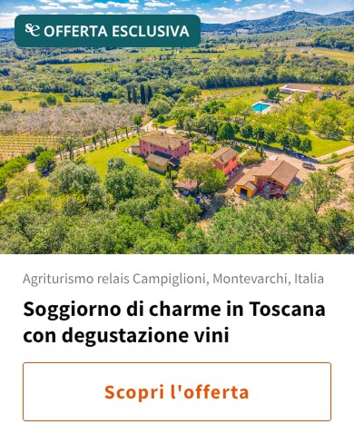 Soggiorno di charme in Toscana con degustazione vini