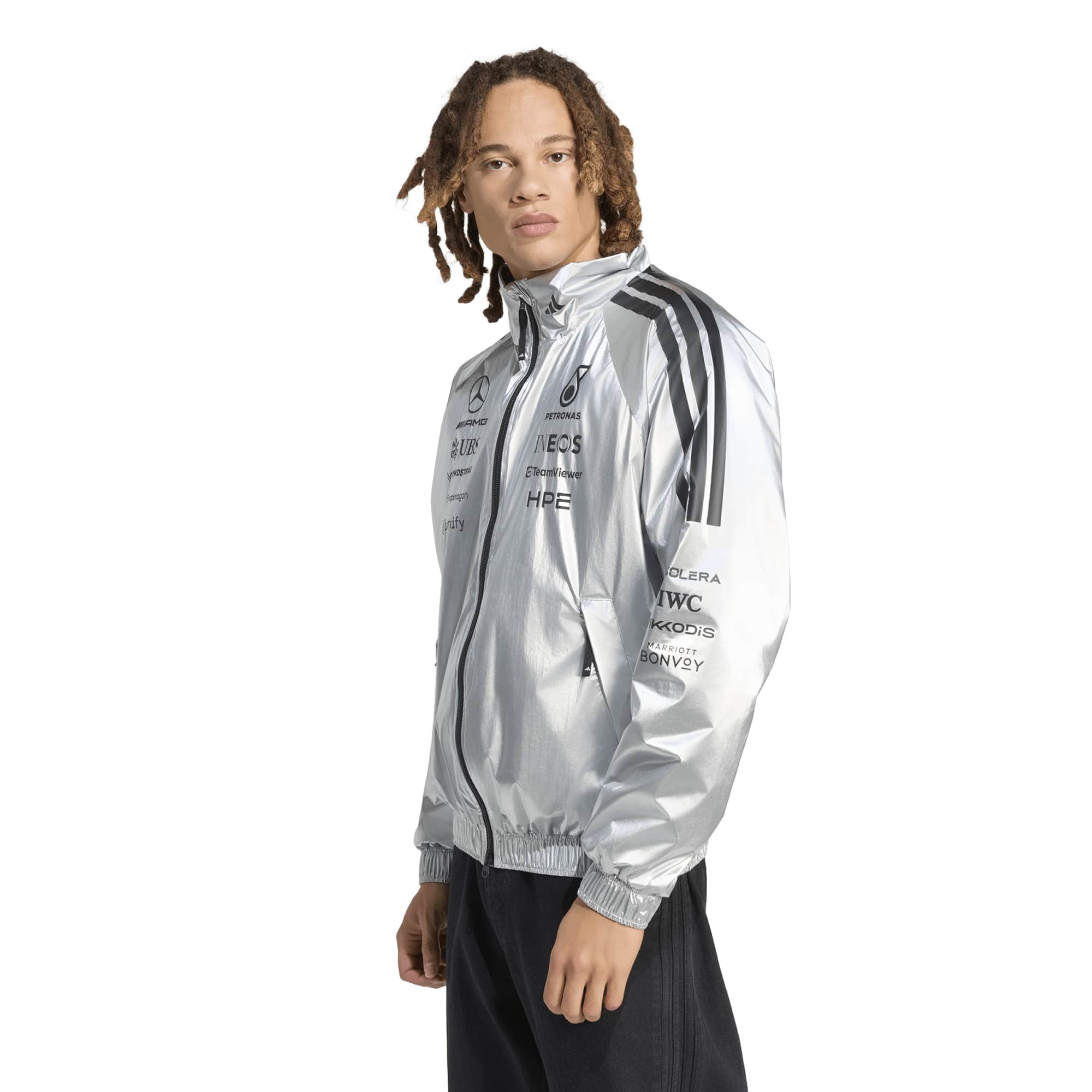 Giacca Mercedes AMG Petronas adidas F1 Silver
