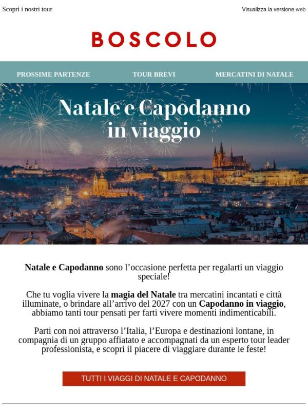 Natale e Capodanno in viaggio: scegli dove andare