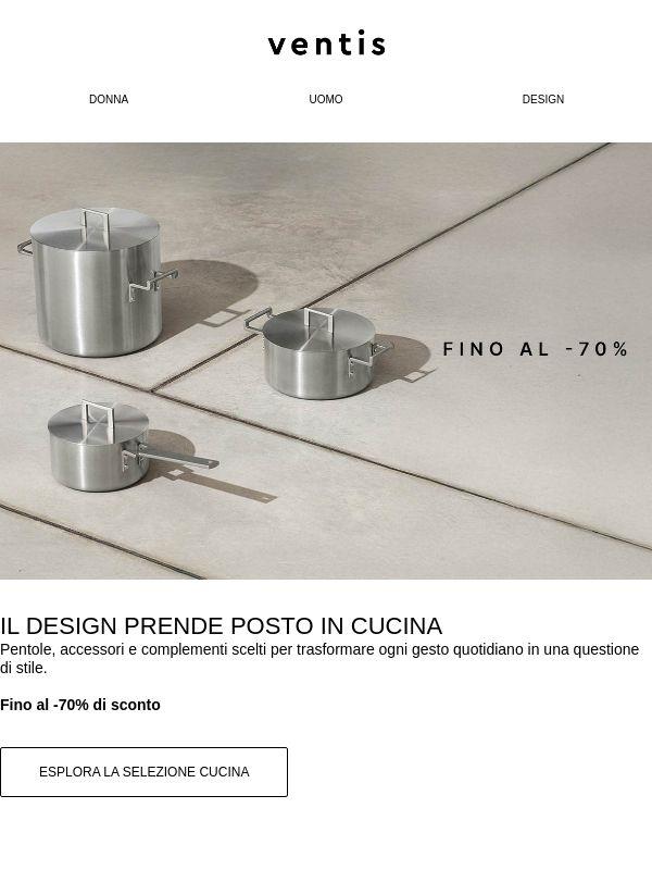 Fino al -70% sulla selezione cucina