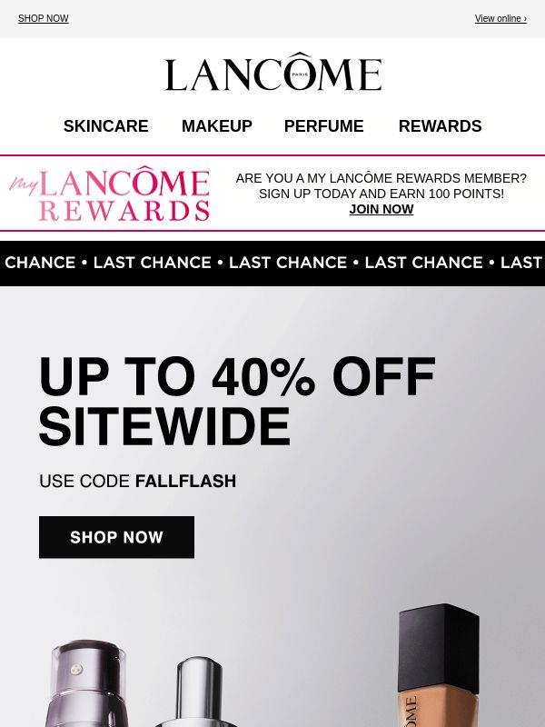Final Hours: Up to 40% Off Your Fall Favorites