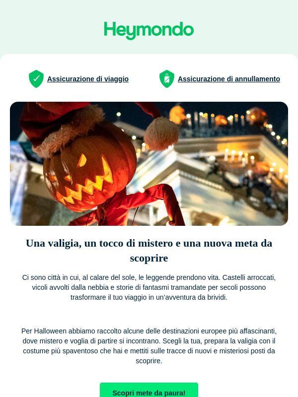 Dolcetto o viaggetto? 🎃