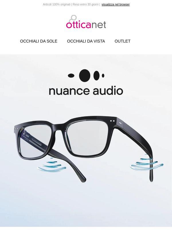 Vedi. Ascolta. Vivi ogni momento con Nuance Audio.