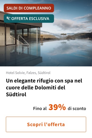 Un elegante rifugio con spa nel cuore delle Dolomiti del Südtirol