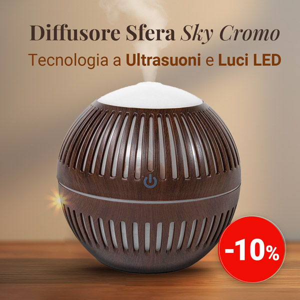 Diffusore Sfera Sky Cromo Sconto 10%