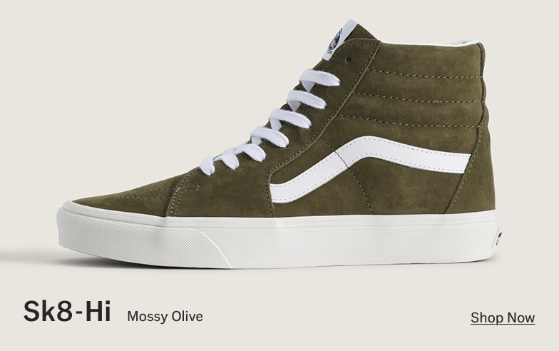 Mossy Olive Green Sk8-Hi Shoe