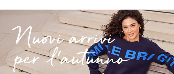 Pullover alla moda con scritta accattivante